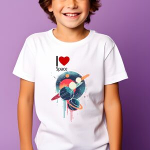 I Love Space – Kids' T-Shirt